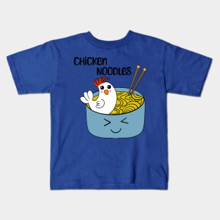 Chicken Noodles Kids T-Shirt